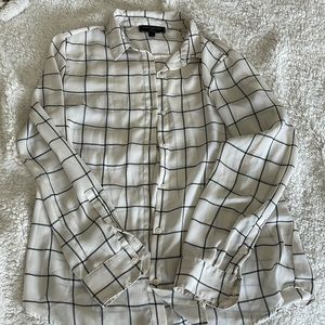 Banana Republic white blouse